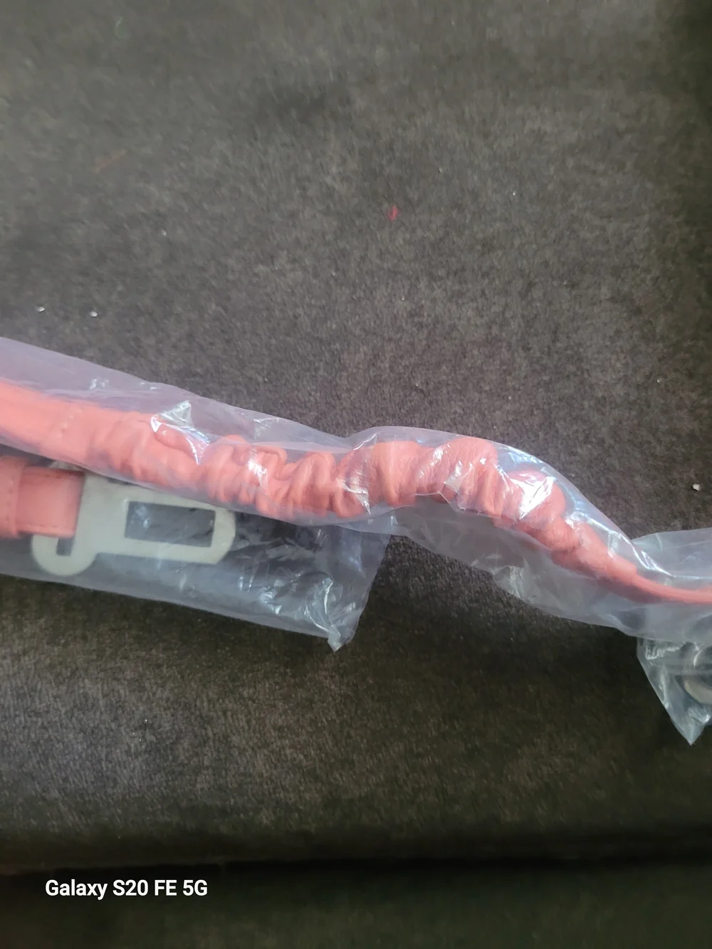Pink Dog Leash with Cushioned Handle